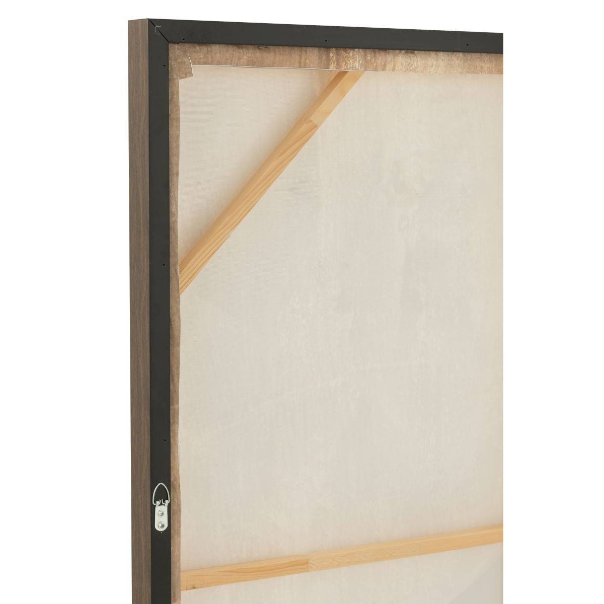 J-Line - Tableau Visage "Gaya" 102x142cm Marron Foncé - Image 3