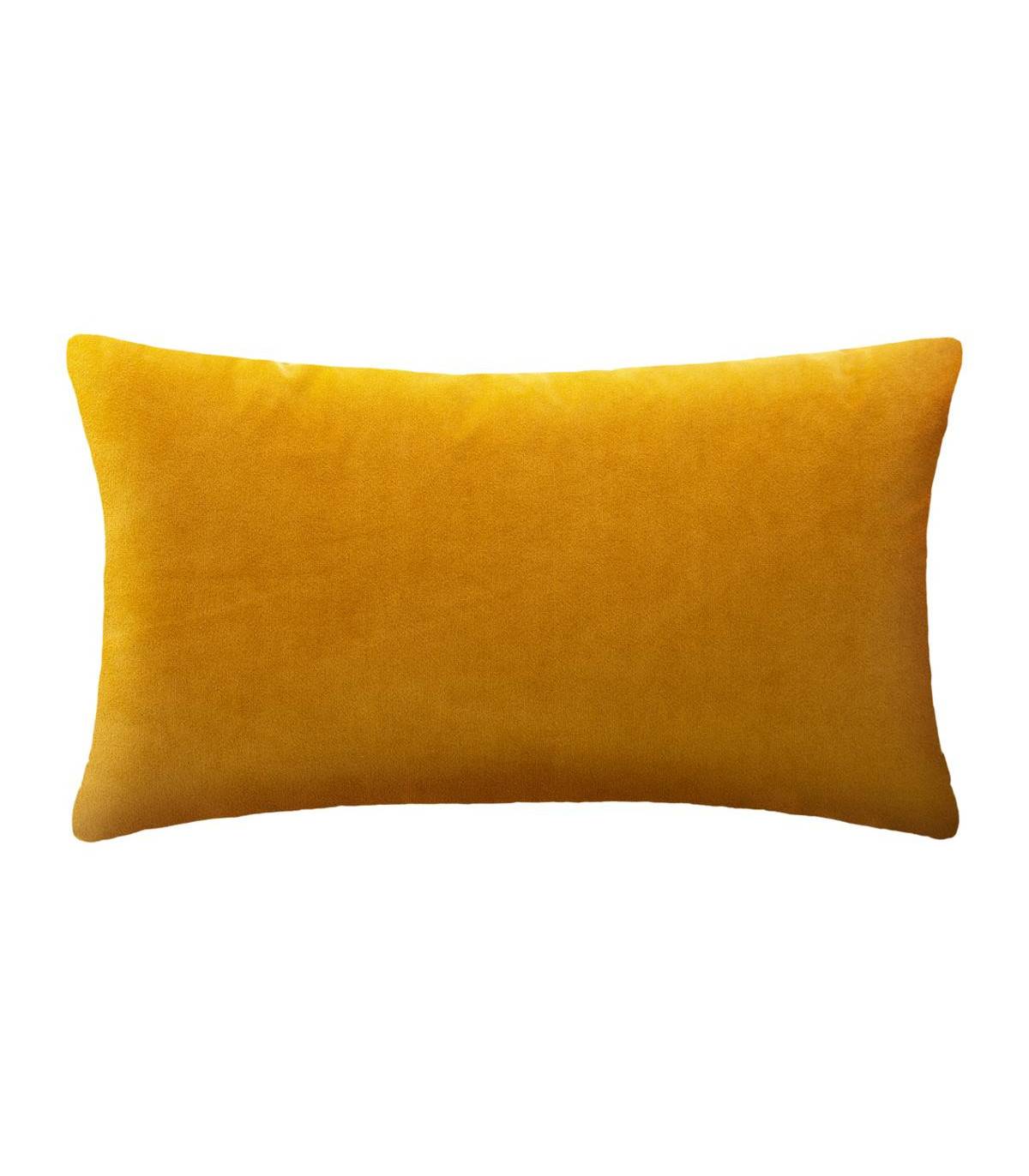 Coussin déhoussable Velours Ocre 30 x 50 cm - Image 2