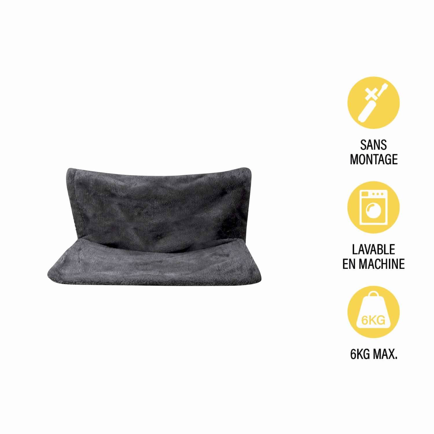 Love Story - Hamac de radiateur Roméo pour chat - Gris anthracite - Love Story - Image 3