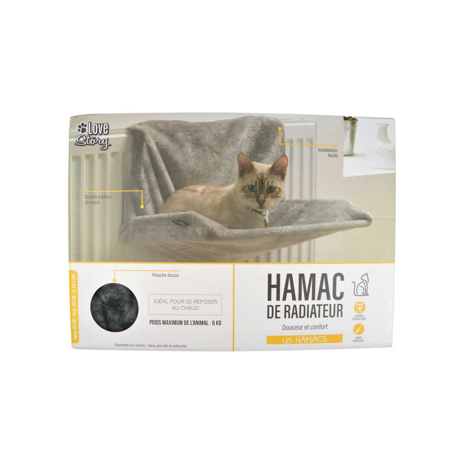 Love Story - Hamac de radiateur Roméo pour chat - Gris anthracite - Love Story - Image 4