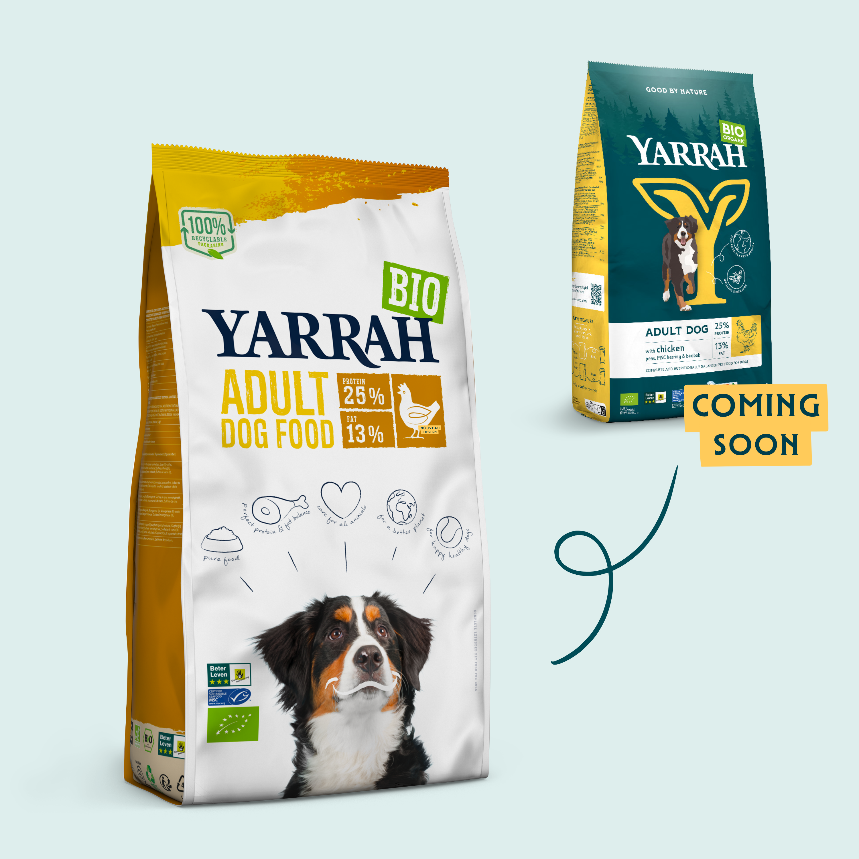 Yarrah - Croquettes Biologiques Poulet & Poisson pour Chien - Image 2