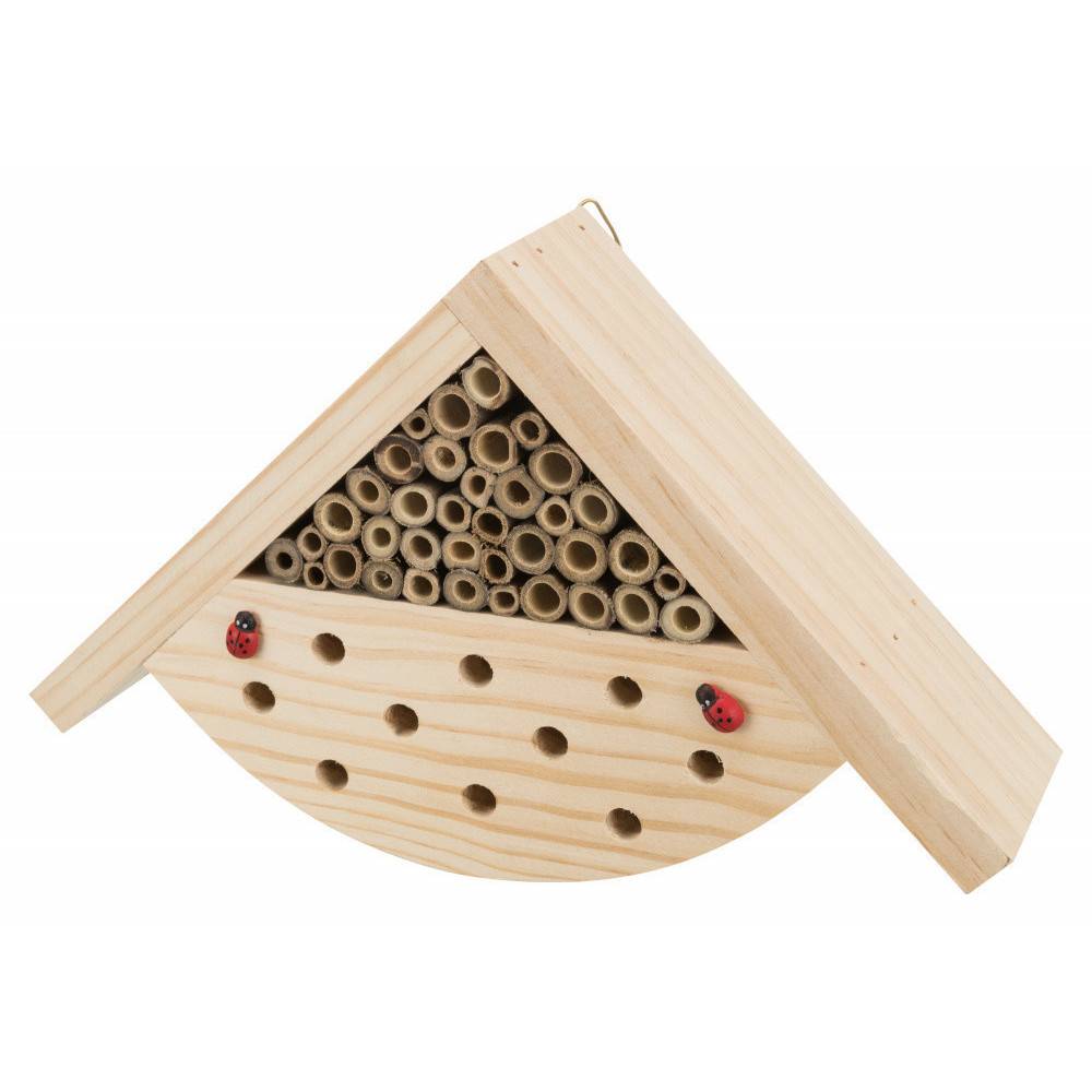 Trixie - Hôtel pour abeille en bois 25 × 15 × 6,5 cm - Image 1