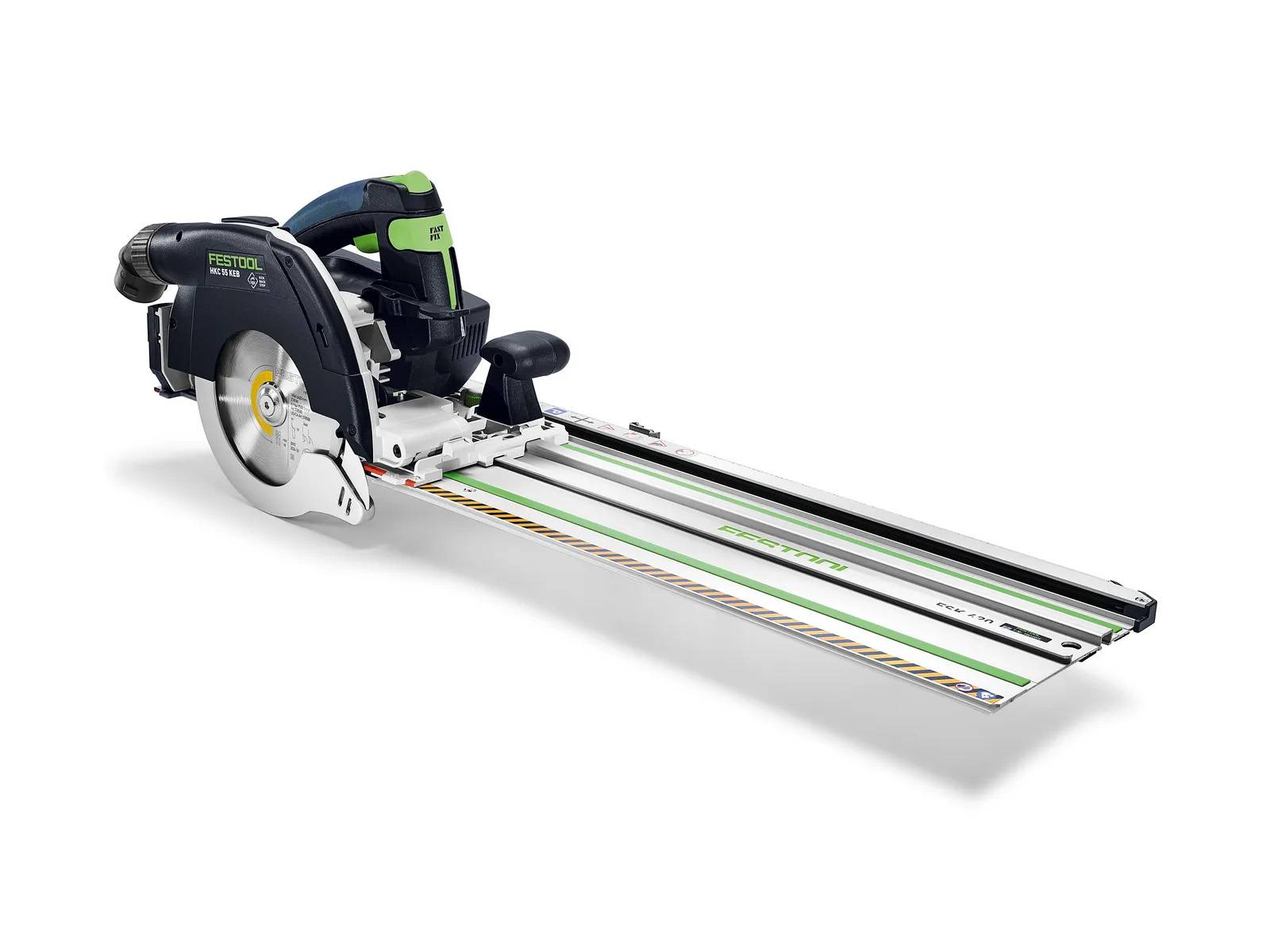 Scie circulaire à capot basculant sans fil 18V HKC 55 KEB-Basic-FSK 420 - FESTOOL - sans batterie, ni chargeur - rail de guidage - SYSTAINER - 578704 - Image 7