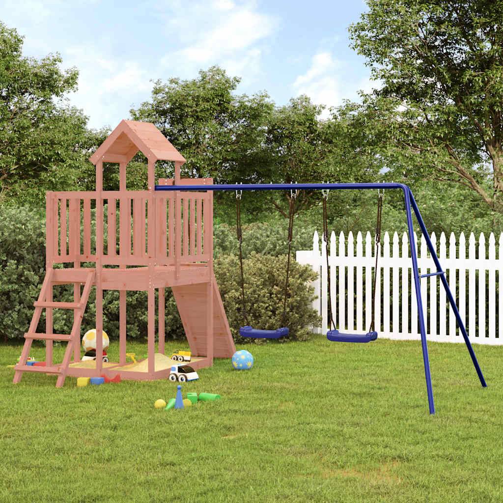 Aire de jeux d'extérieur - Jeu Plein air enfant bois massif de douglas rj42 - Image 2