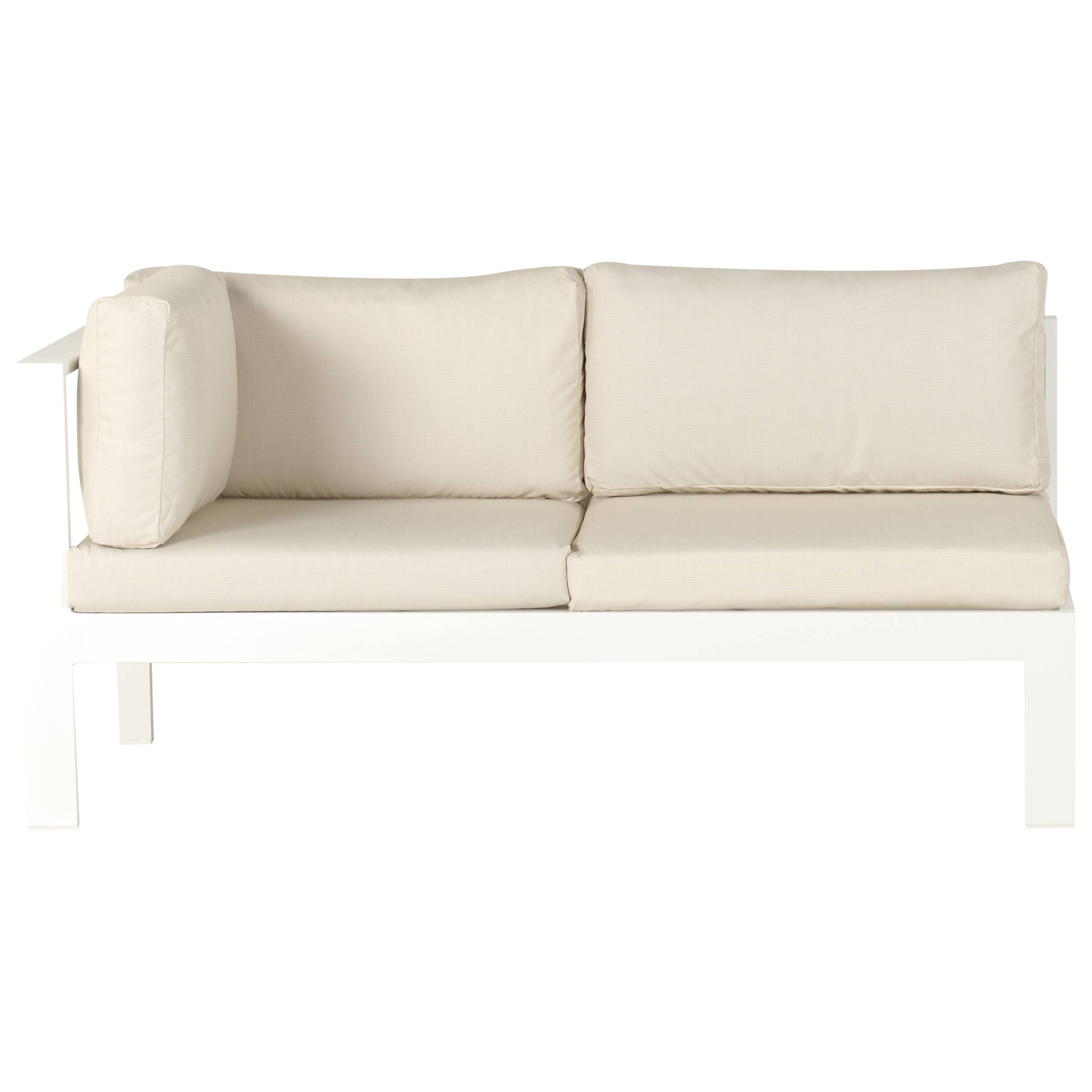 Beliani - Set de jardin, 5 Personnes Aluminium Beige MESSINA - Beliani - Image 4