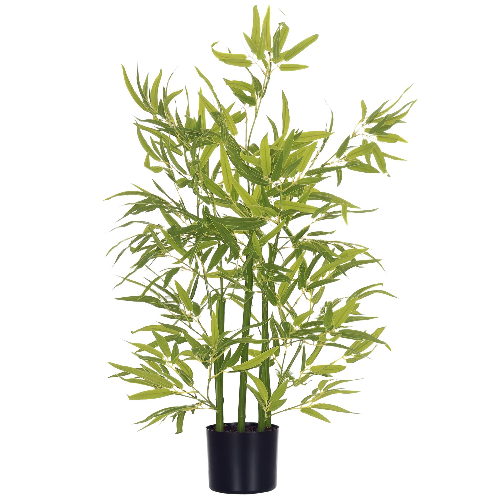 Sans Marque - Arbre artificiel, 5 troncs, 504 feuilles, pot robuste, plastique - Image 1