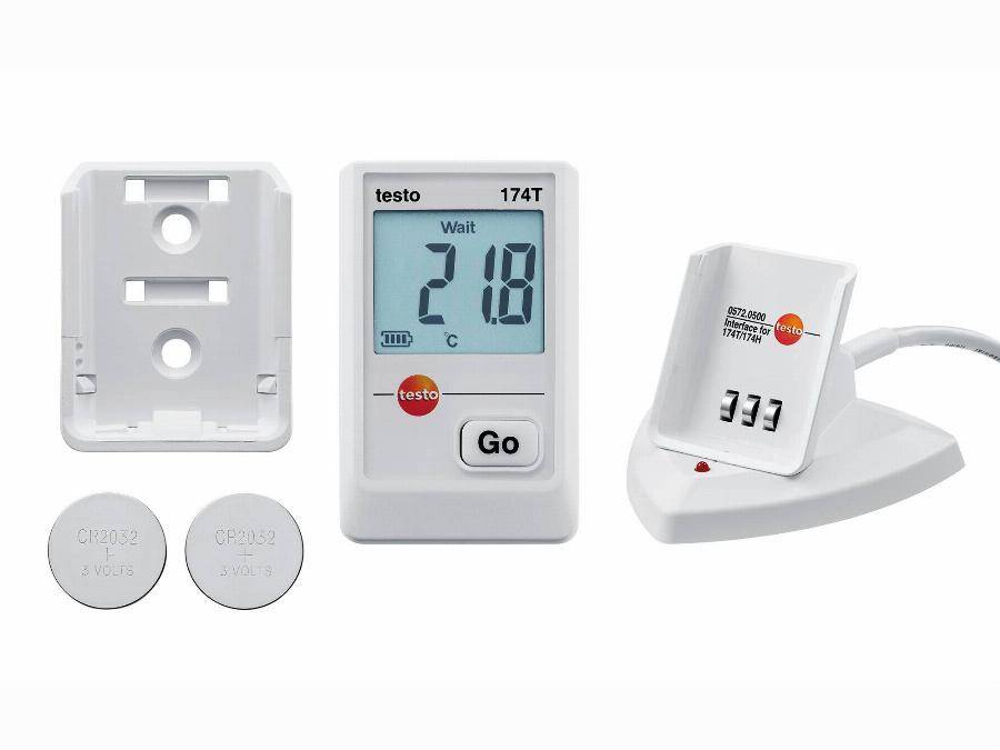 Mini-enregistreur de données pour la température avec USB 174T set - TESTO - 0572 0561 - Image 1