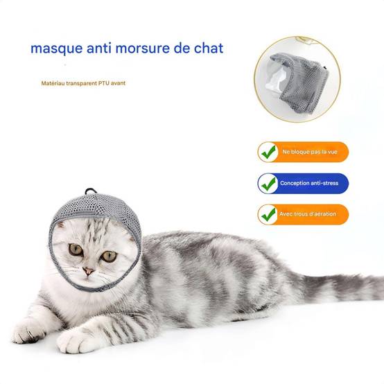 IntiMeg - Masque anti-morsures pour chat M IntiMeg - Image 4