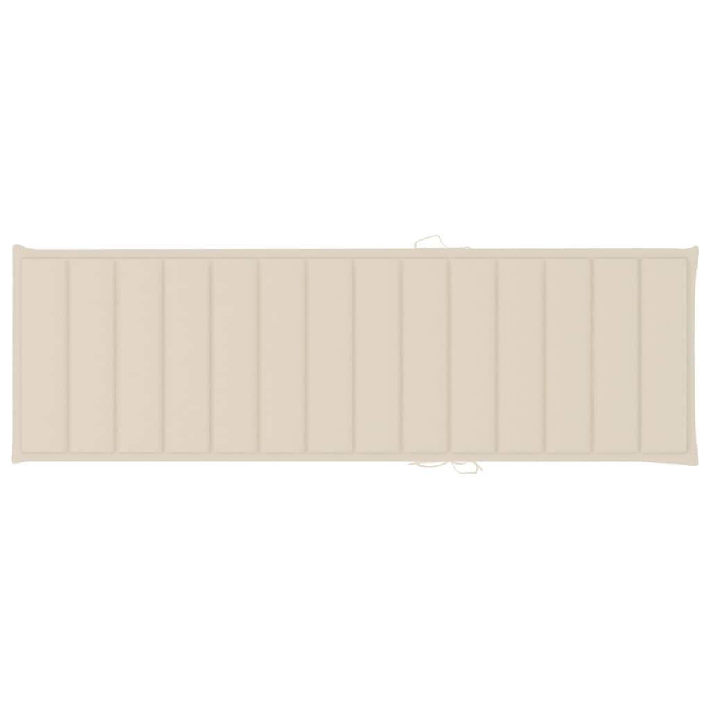 Helloshop26 - Transat chaise longue bain de soleil lit de jardin terrasse meuble d'extérieur avec table et coussin pin imprégné - Image 7