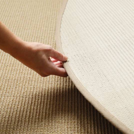 Decoweb - Tapis rond naturel - Sisal Yucatan - Sable - Ø 150 cm - Decoweb - Image 2