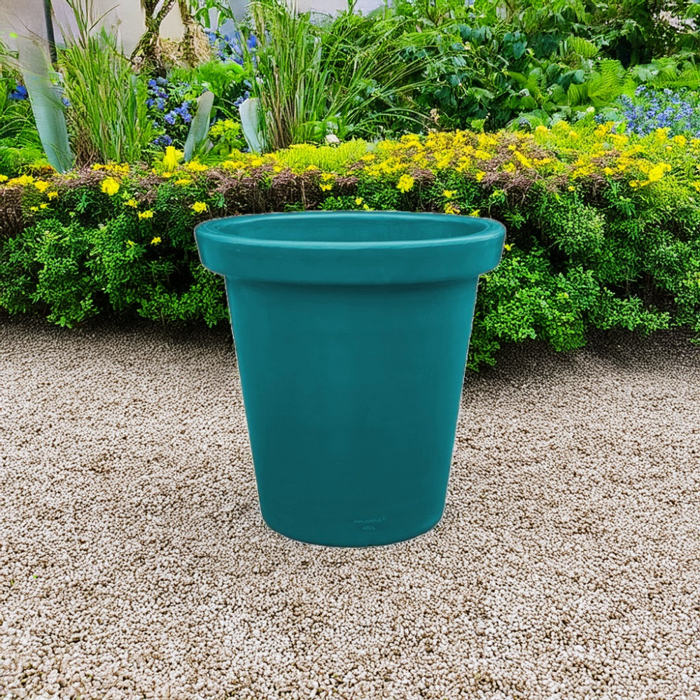 Plast'Up Rotomoulage - Pot de fleurs rond xxl delight 420l- lot de 2 - plast'up rotomoulage - Image 3