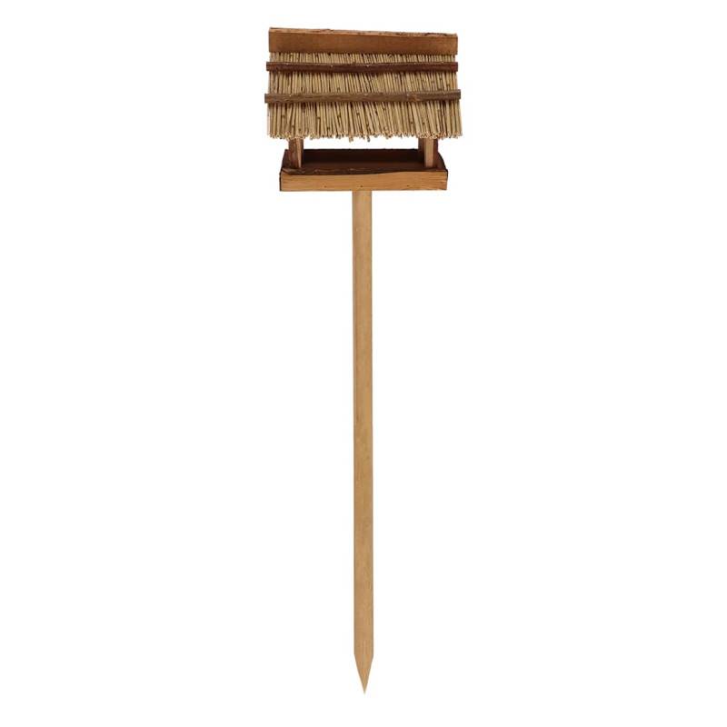 Esschert Design - Mangeoire sur pied Toit de paille 113 cm - Esschert Design - Image 7