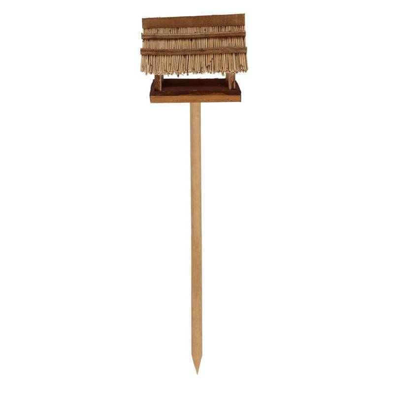 Esschert Design - Mangeoire sur pied Toit de paille 113 cm - Esschert Design - Image 3