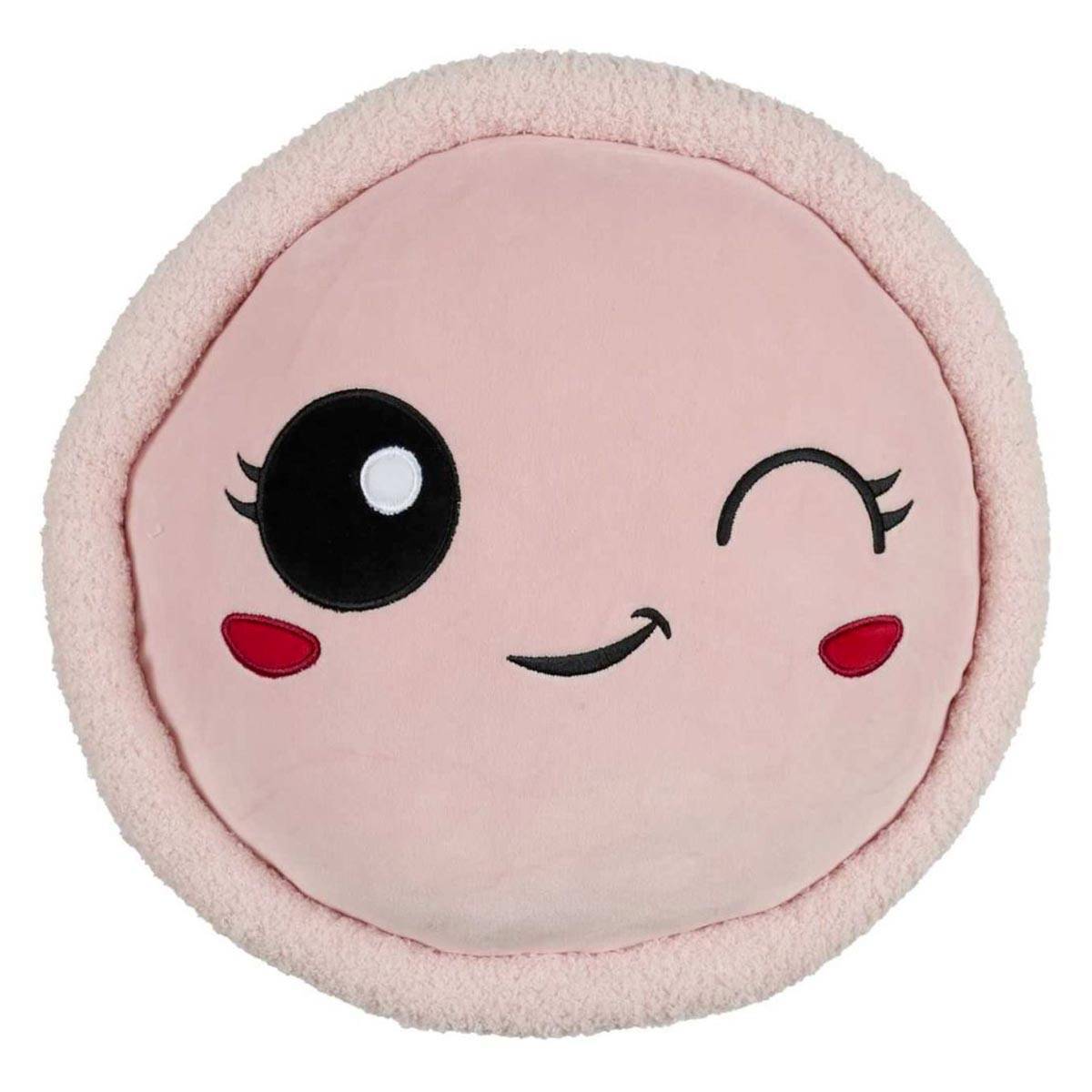 The Concept Factory - Peluche Enfant Macaron "Kawaii" 36cm Rose - Image 1