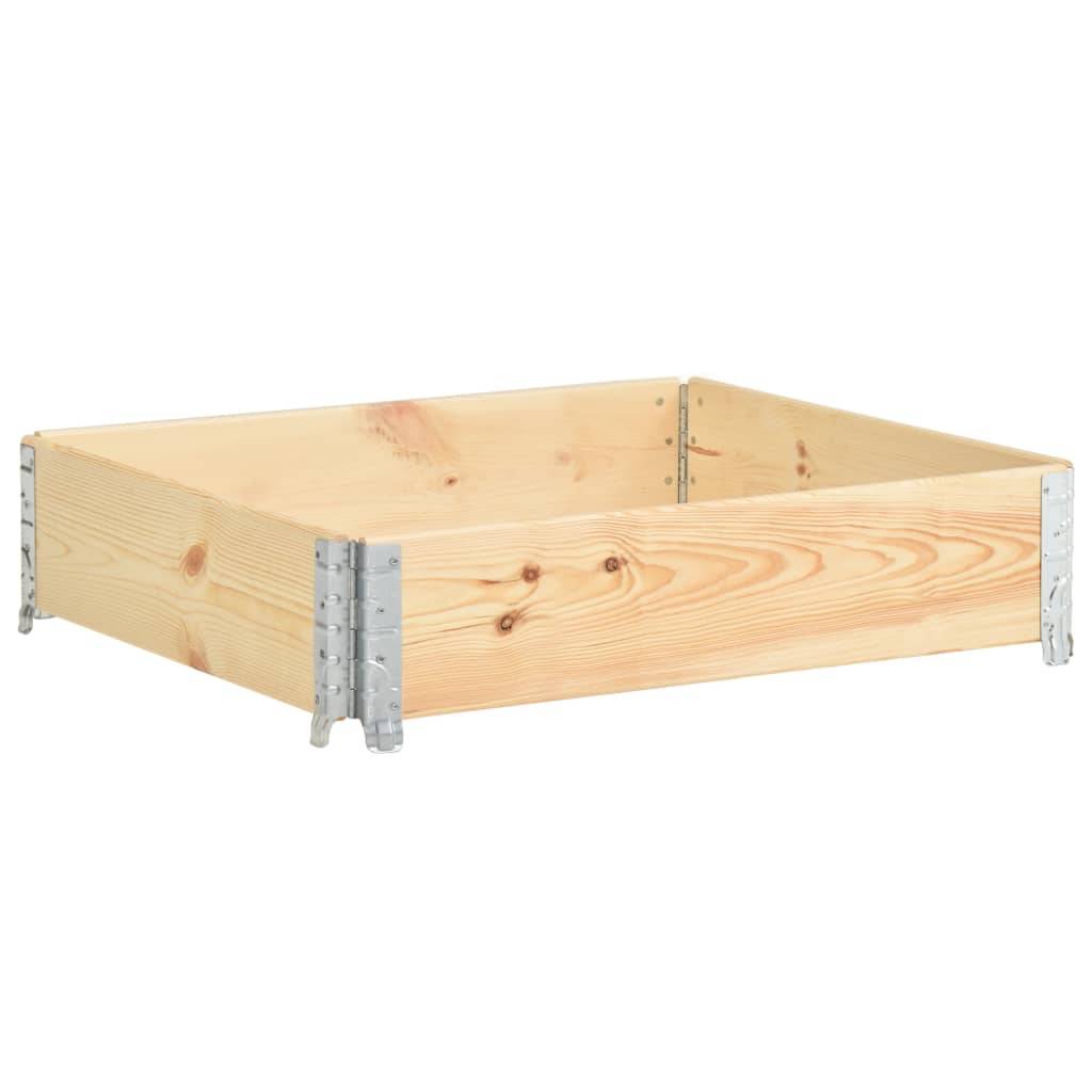 ComfortXL - Grand Carré Potager Bois de Pin pour Jardin Terrasse Modulable et Pliable 100x100 cm - ComfortXL Outdoor Living - Image 2