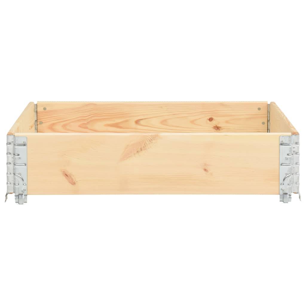 ComfortXL - Grand Carré Potager Bois de Pin pour Jardin Terrasse Modulable et Pliable 100x100 cm - ComfortXL Outdoor Living - Image 3
