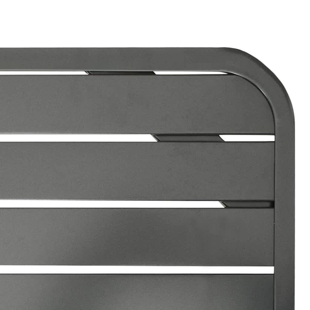 Vidaxl - Ensemble à manger d'extérieur 9 pcs Acier Gris foncé vidaXL 46633 - Image 6