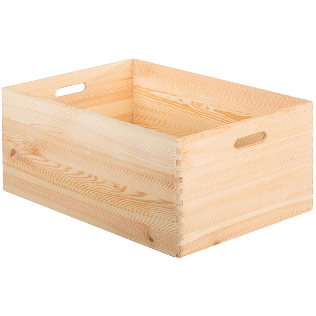 Caisse en bois de rangement 60 x 40 x 23 cm - Image 1