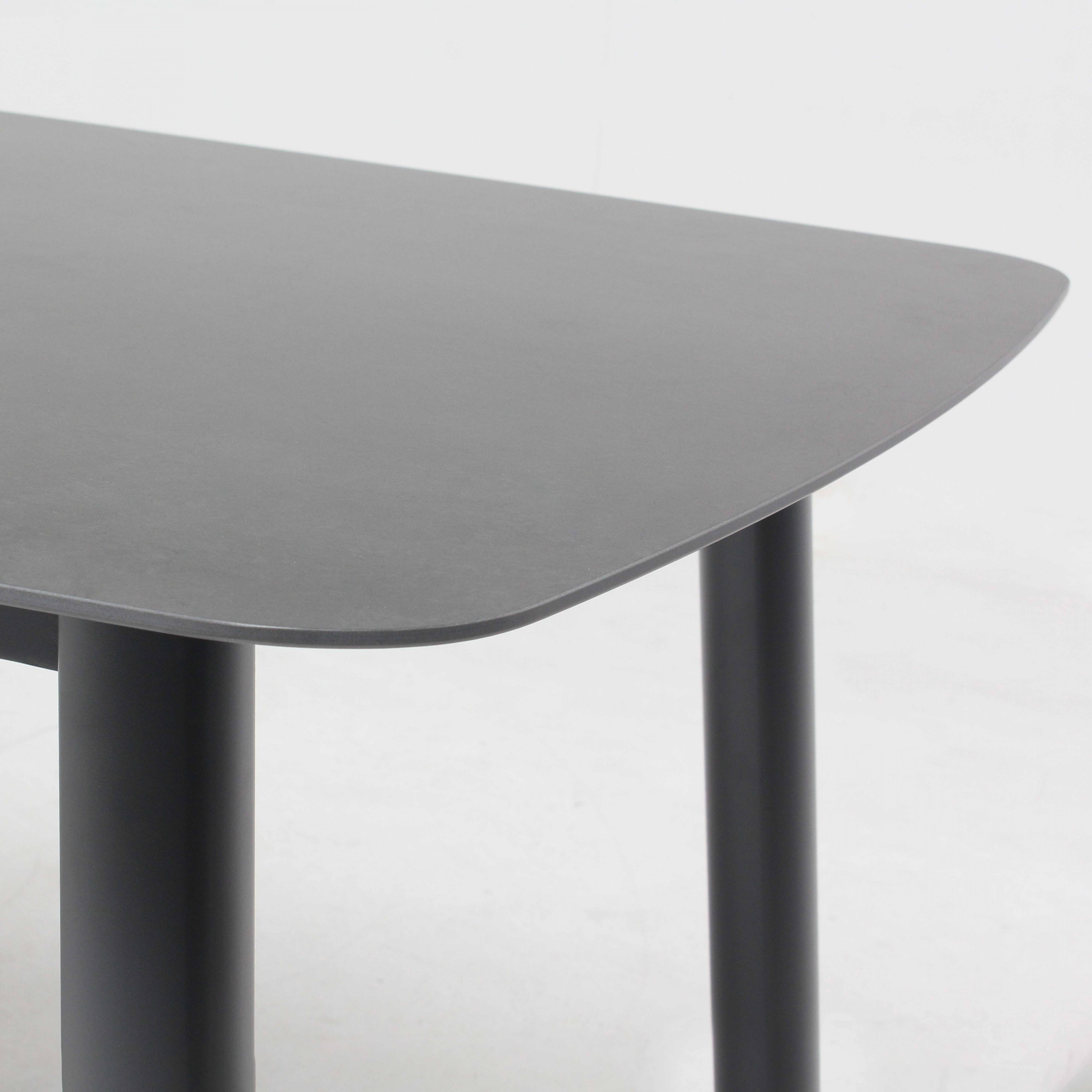 Oviala - Table de terrasse aluminium et pierre, 6 chaises et 2 fauteuils gris Piedra - Oviala - Image 6