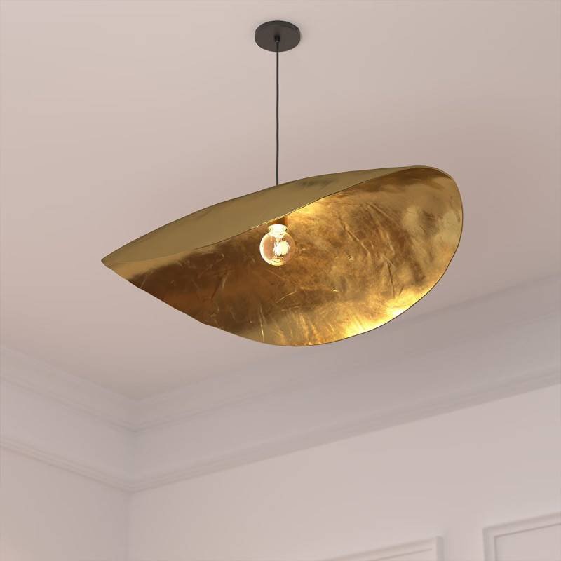 Suspension métal D76 cm dorée Arlo Atmosphera - Image 5