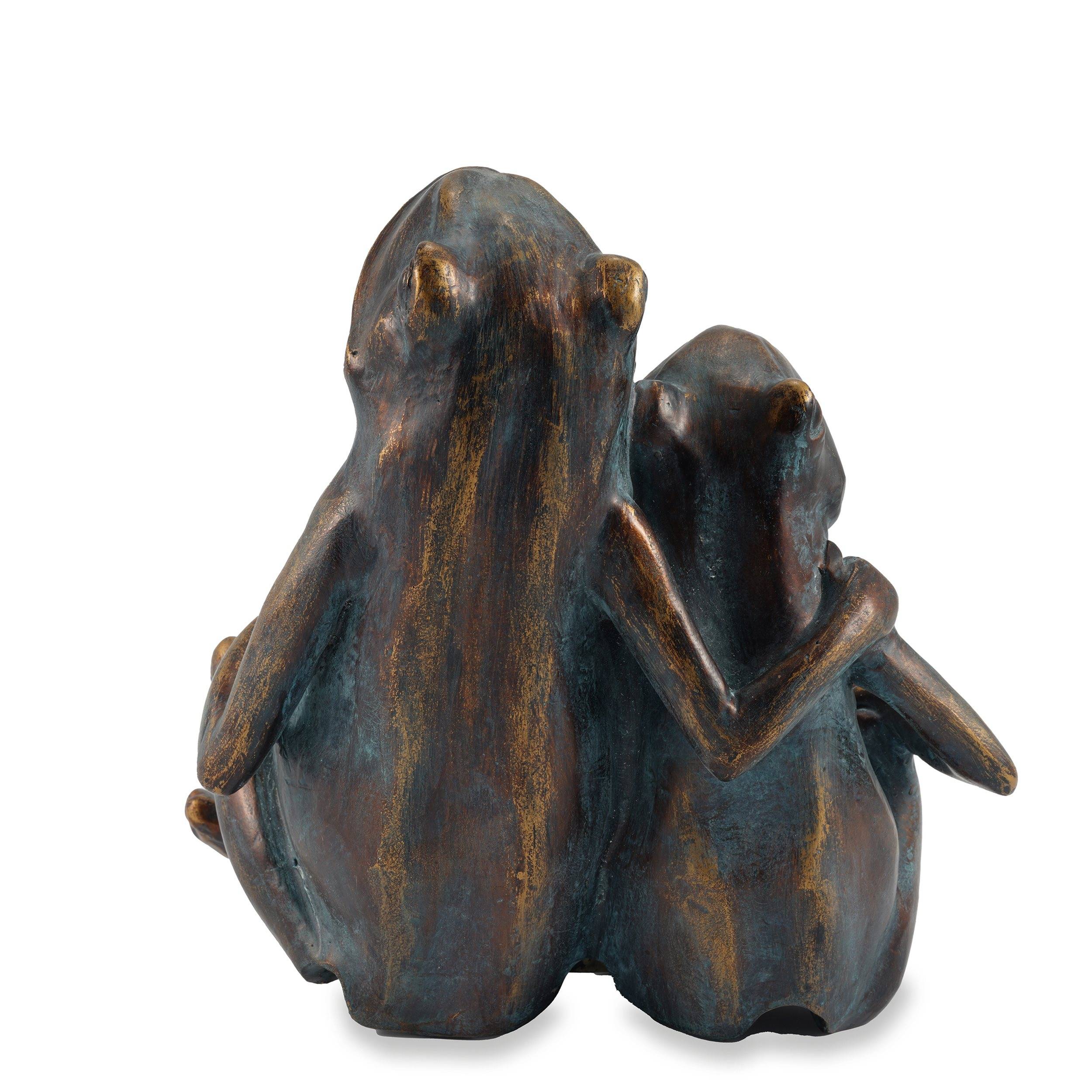 esotec gargouille couple de grenouilles + pompe de bassin solaire figure de bassin jeu d'eau 101657 - Image 4