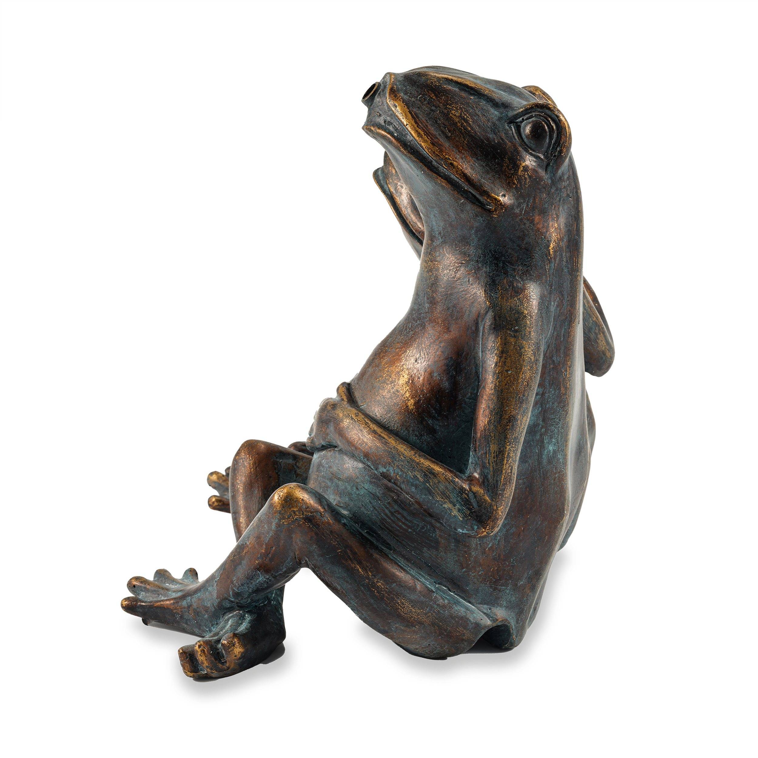 esotec gargouille couple de grenouilles + pompe de bassin solaire figure de bassin jeu d'eau 101657 - Image 7