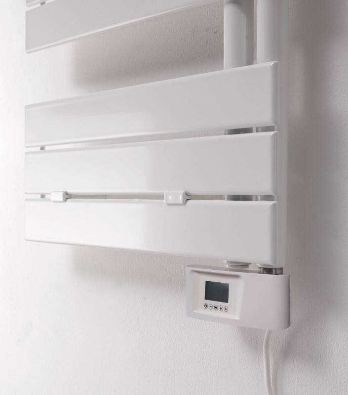 Deltacalor Sèche-serviettes électrique 500W, H.119 x l.50 cm Asymetrique - Image 4