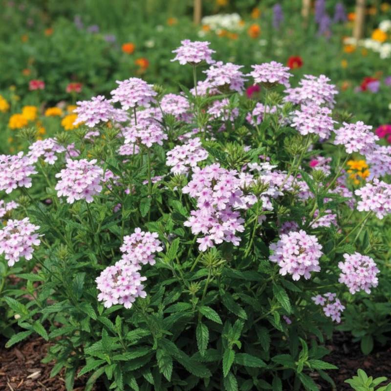 Verveine Seabrook's Lavender à fleurs Bleue/ - feuillage Persistant - Godet