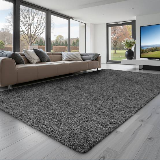 VEVOR Tapis Salon Chambre Poil Long Antidérapant Moderne Peluche 1,5 x 2,4 m - Image 1
