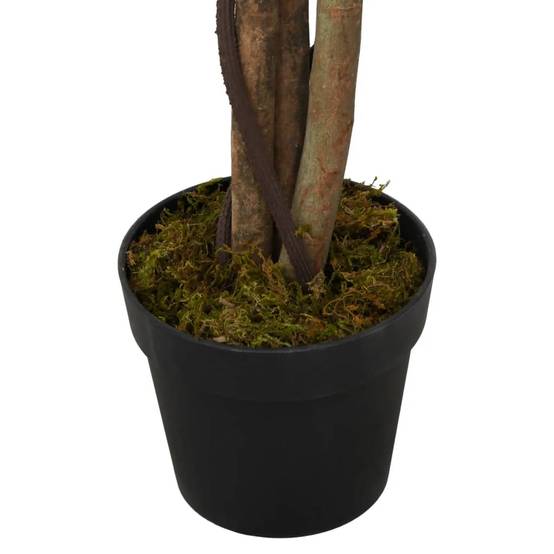 Ficus artificiel bois et PEVA vert 80 cm - PANGIVO - Image 4