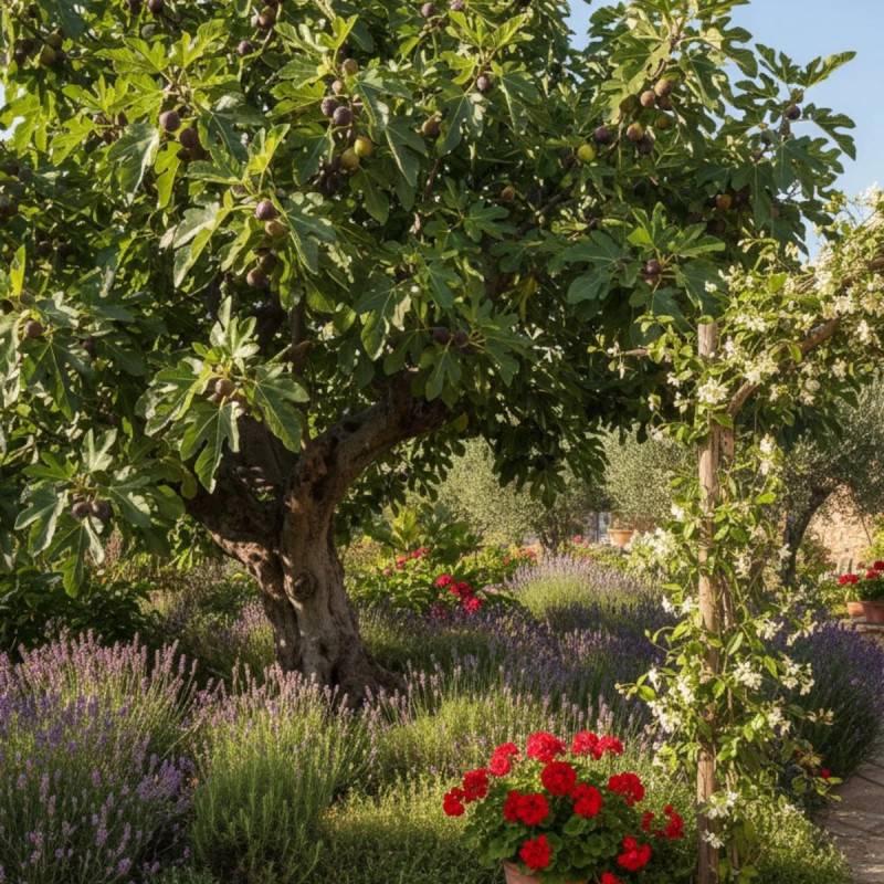 Figuier Pastillère (Rouge de Bordeaux), Ficus carica - Bon rendement - Pot de 5L - 40/80 cm - De 3,00 m à 5,00 m - Image 6
