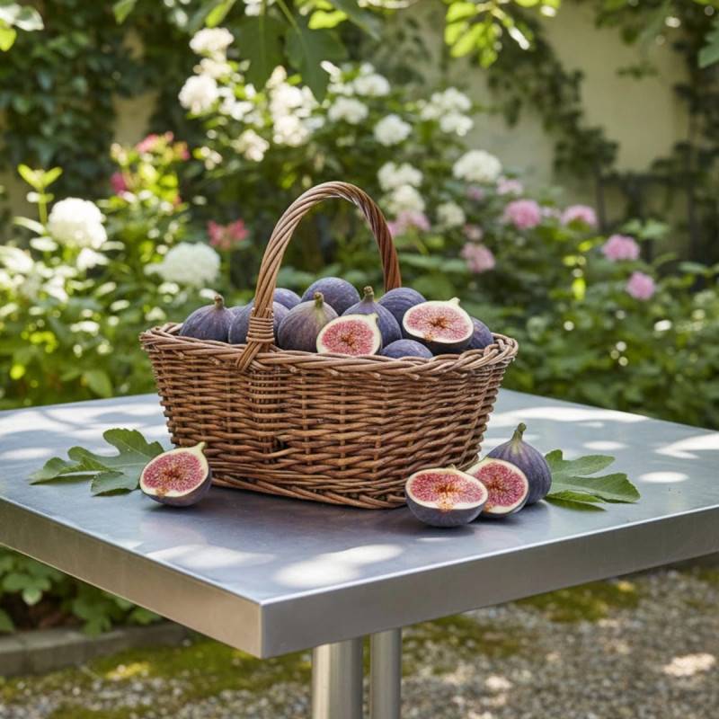 Figuier Pastillère (Rouge de Bordeaux), Ficus carica - Bon rendement - Pot de 5L - 40/80 cm - De 3,00 m à 5,00 m - Image 4