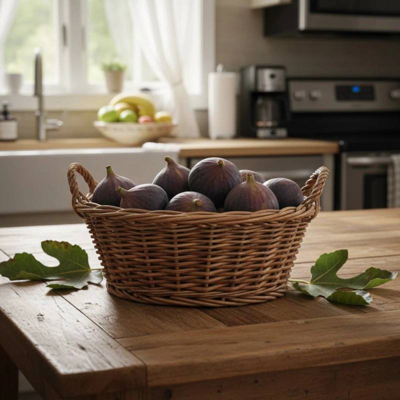 Figuier Pastillère (Rouge de Bordeaux), Ficus carica - Bon rendement - Pot de 5L - 40/80 cm - De 3,00 m à 5,00 m - Image 5