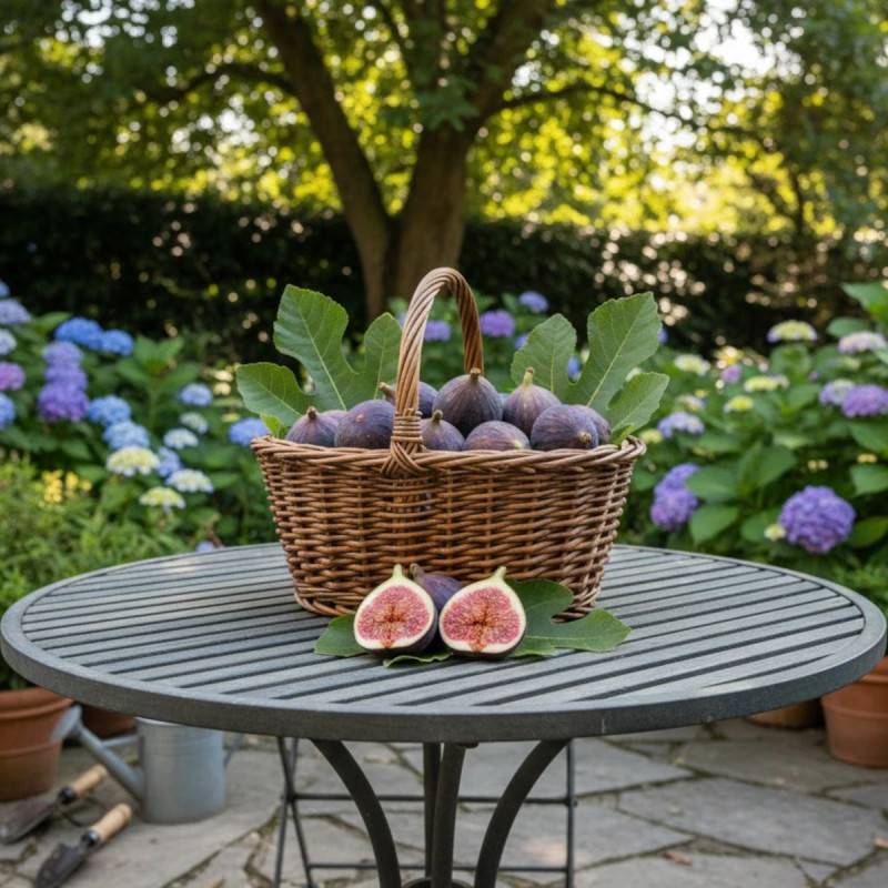 Figuier Pastillère (Rouge de Bordeaux), Ficus carica - Bon rendement - Pot de 5L - 40/80 cm - De 3,00 m à 5,00 m - Image 3