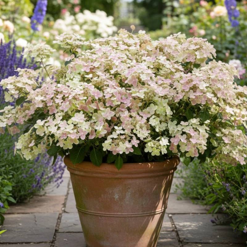 Hortensia paniculata Polestar® 'Breg14', Hydrangea paniculata à fleurs Rose - feuillage Caduc - Godet - 5/20 cm-  hauteur à maturité De 0,50 m à 1,00 - Image 8
