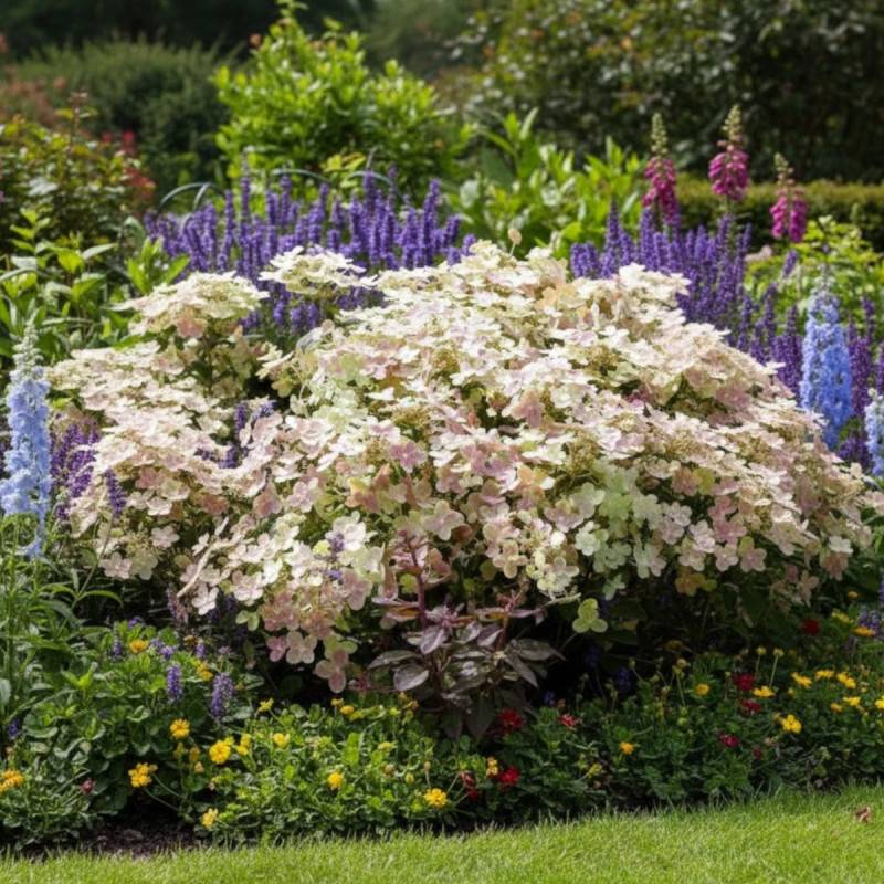 Hortensia paniculata Polestar® 'Breg14', Hydrangea paniculata à fleurs Rose - feuillage Caduc - Godet - 5/20 cm-  hauteur à maturité De 0,50 m à 1,00 - Image 9