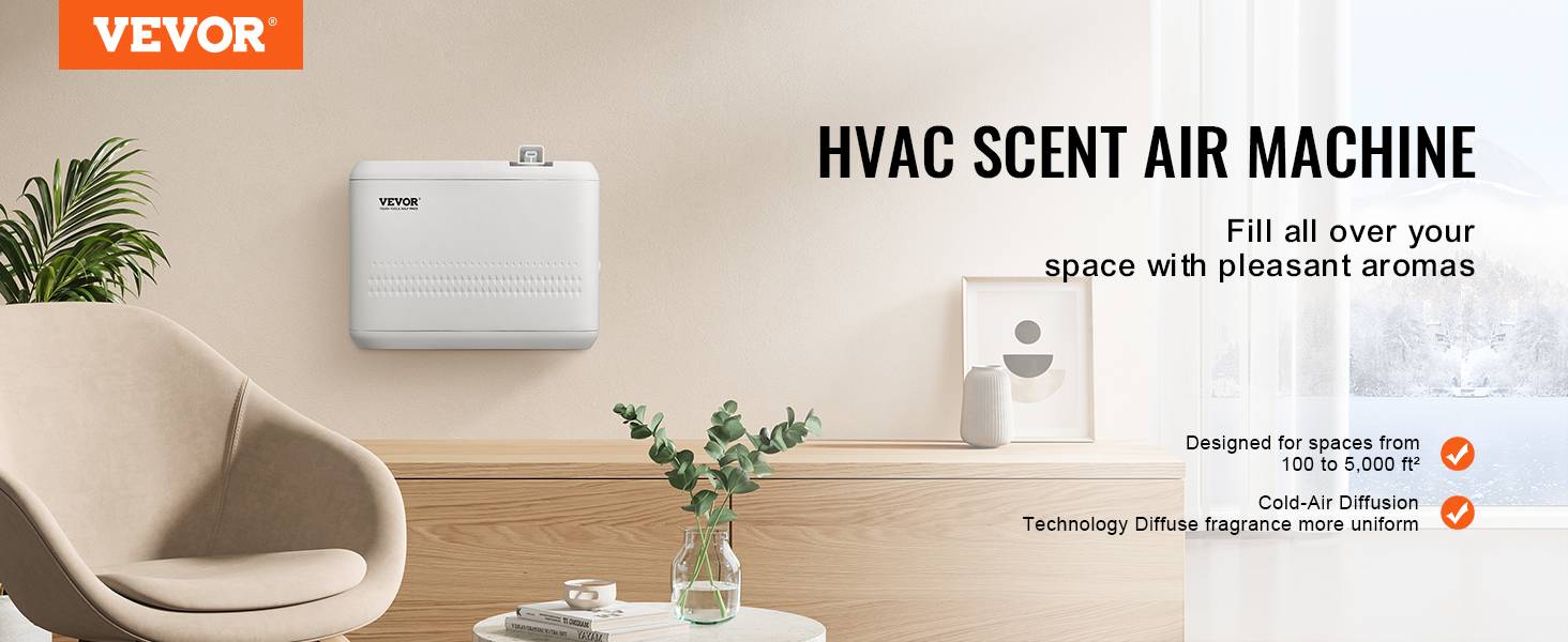 VEVOR – diffuseur de parfum HVAC, 850ML, Machine à Air froid, 5000 pieds carrés, sans eau - Image 9