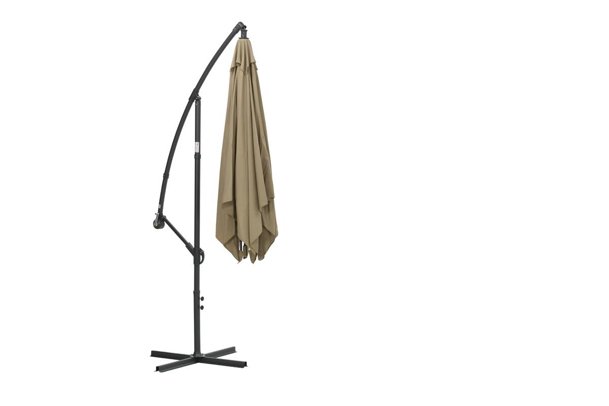 Garden Impressions - Parasol Corfu - 250 x 250 - taupe - Garden Impressions - Image 3