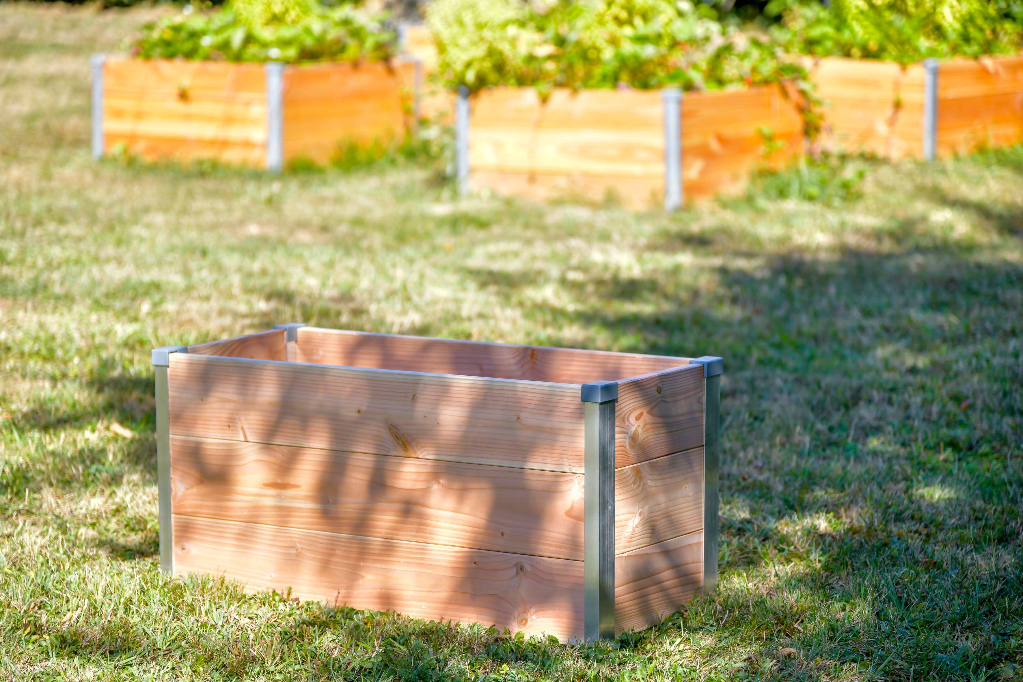 Mon Petit Potager - Bac Jardinière Design - Bois Douglas non traité - 75 x 35 x H36cm - mon PETIT POTAGER - Image 3