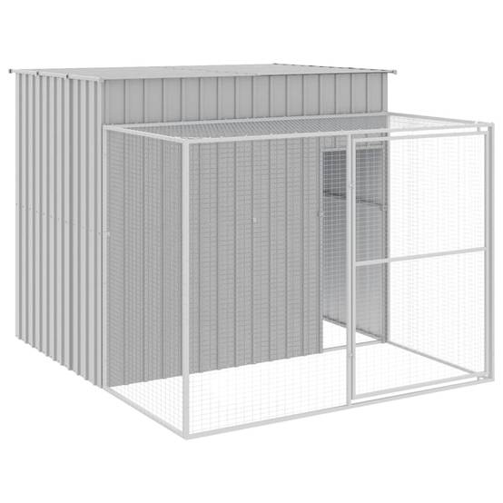 Vidaxl - Niche pour chien avec cour gris clair 214x253x181 cm vidaXL 3189137 - Image 2