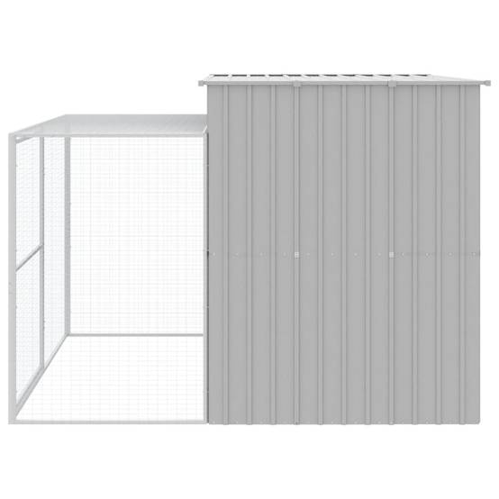Vidaxl - Niche pour chien avec cour gris clair 214x253x181 cm vidaXL 3189137 - Image 6