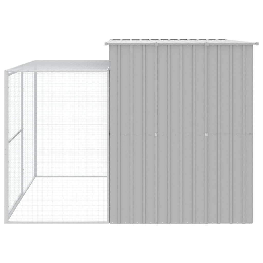 Vidaxl - Niche pour chien avec cour gris clair 214x253x181 cm vidaXL 3189137 - Image 6