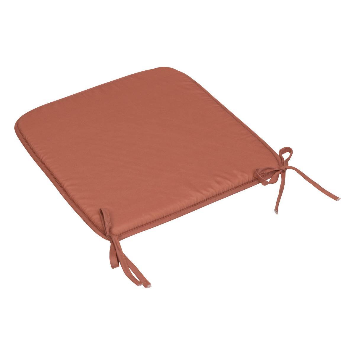 Atmosphera - Galette de chaise Micro terracotta 39x39cm - Atmosphera Créateur d'intérieur - Image 2