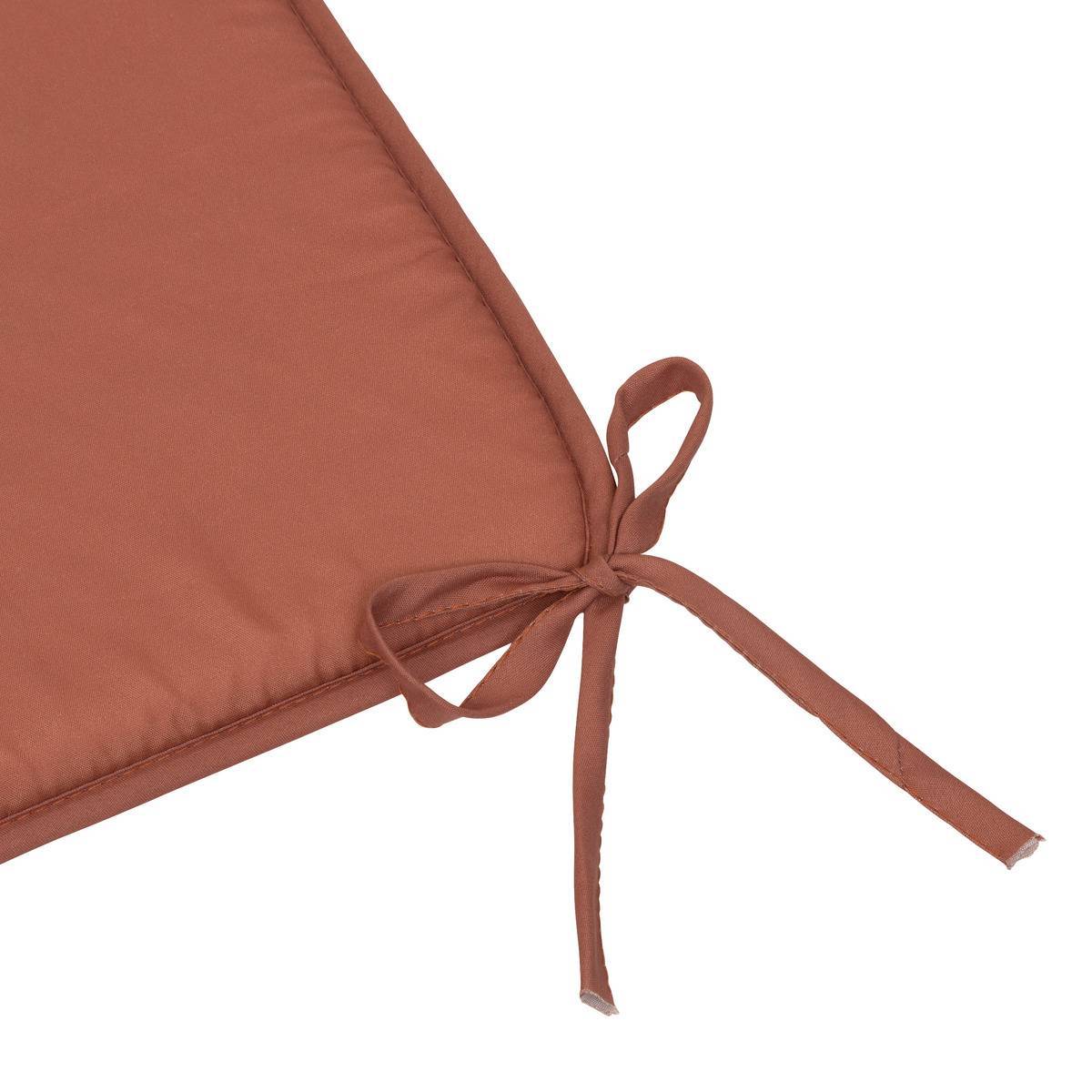 Atmosphera - Galette de chaise Micro terracotta 39x39cm - Atmosphera Créateur d'intérieur - Image 3