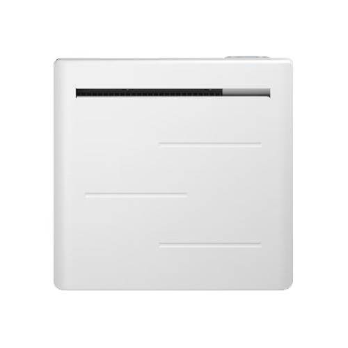 Radiateur blanc à inertie céramique - AMAROC - 1000W - 59x58,5x11,2 cm - 3 programmes intégrés - détection fenêtre - Image 1