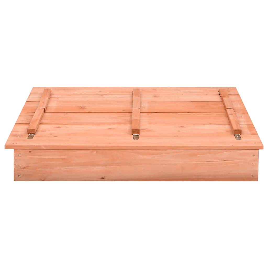 Bac à sable - Maison de jeu pour enfants Bois de sapin 95x90x15 cm MP119 - Image 3