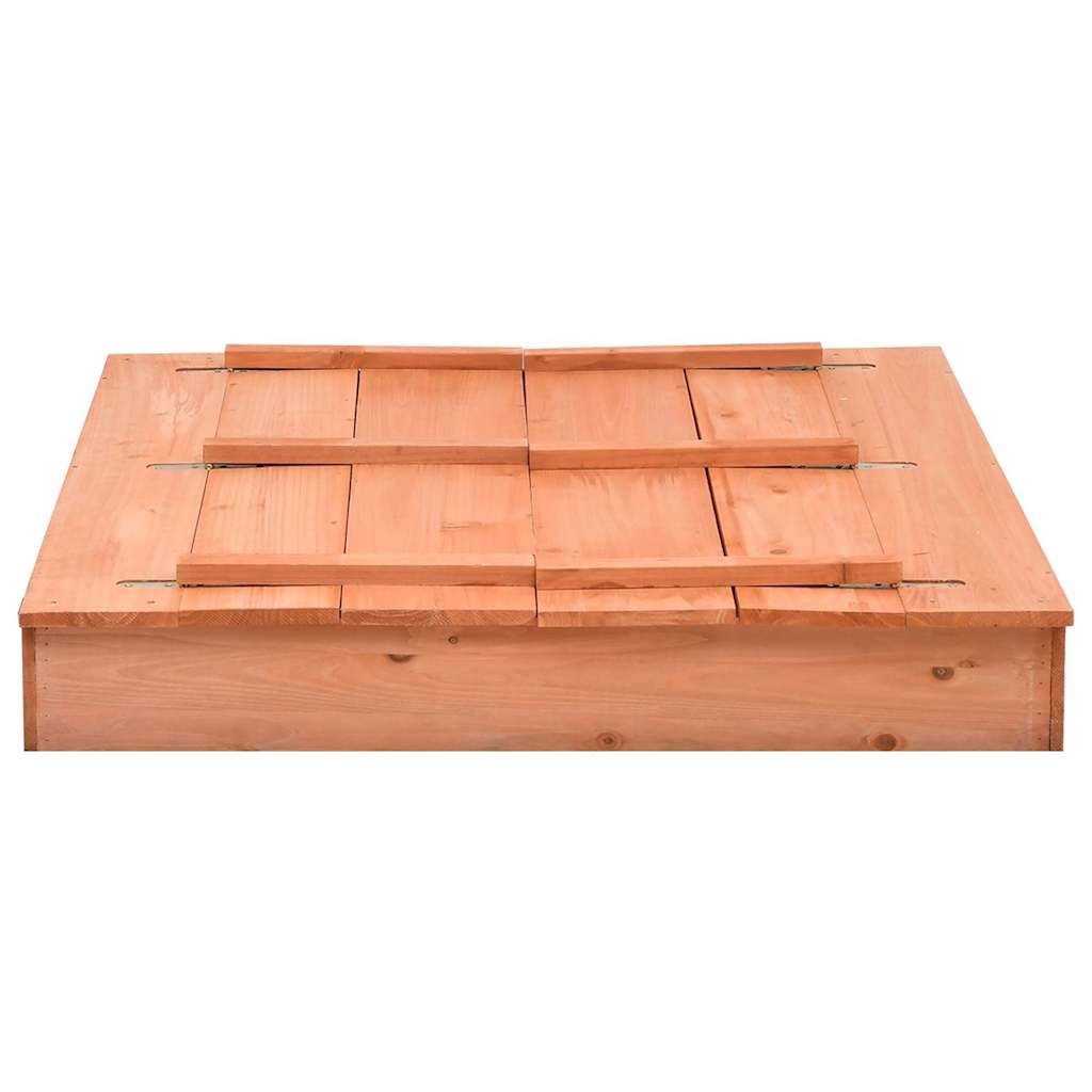 Bac à sable - Maison de jeu pour enfants Bois de sapin 95x90x15 cm MP119 - Image 1