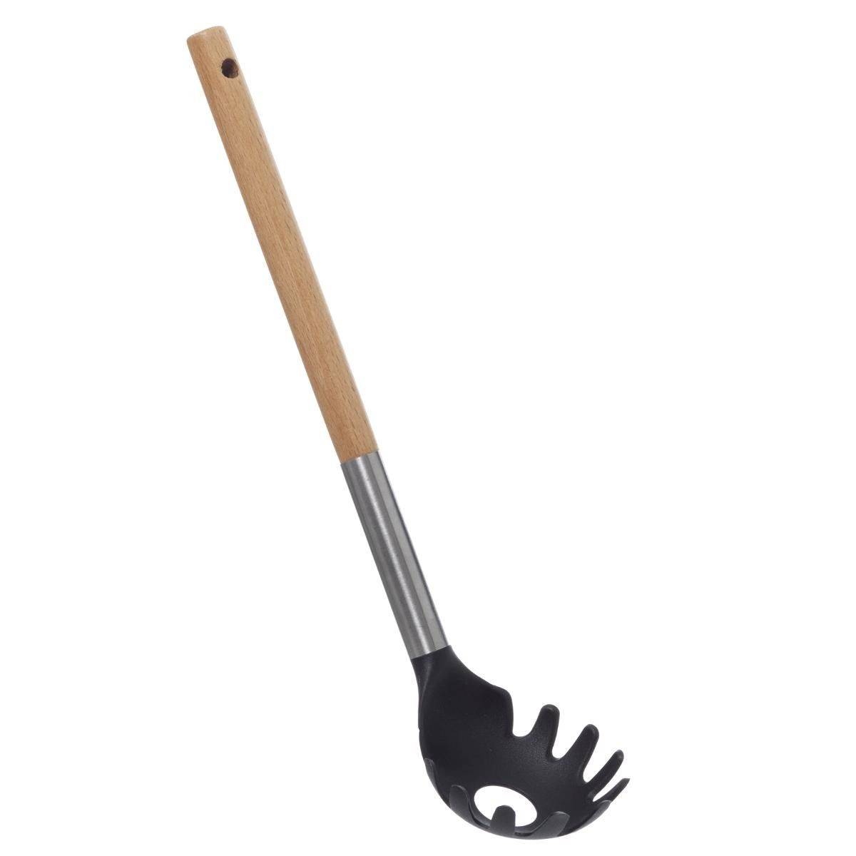 Cuillère à Pâtes en Bois "Nyl" 32cm Naturel
