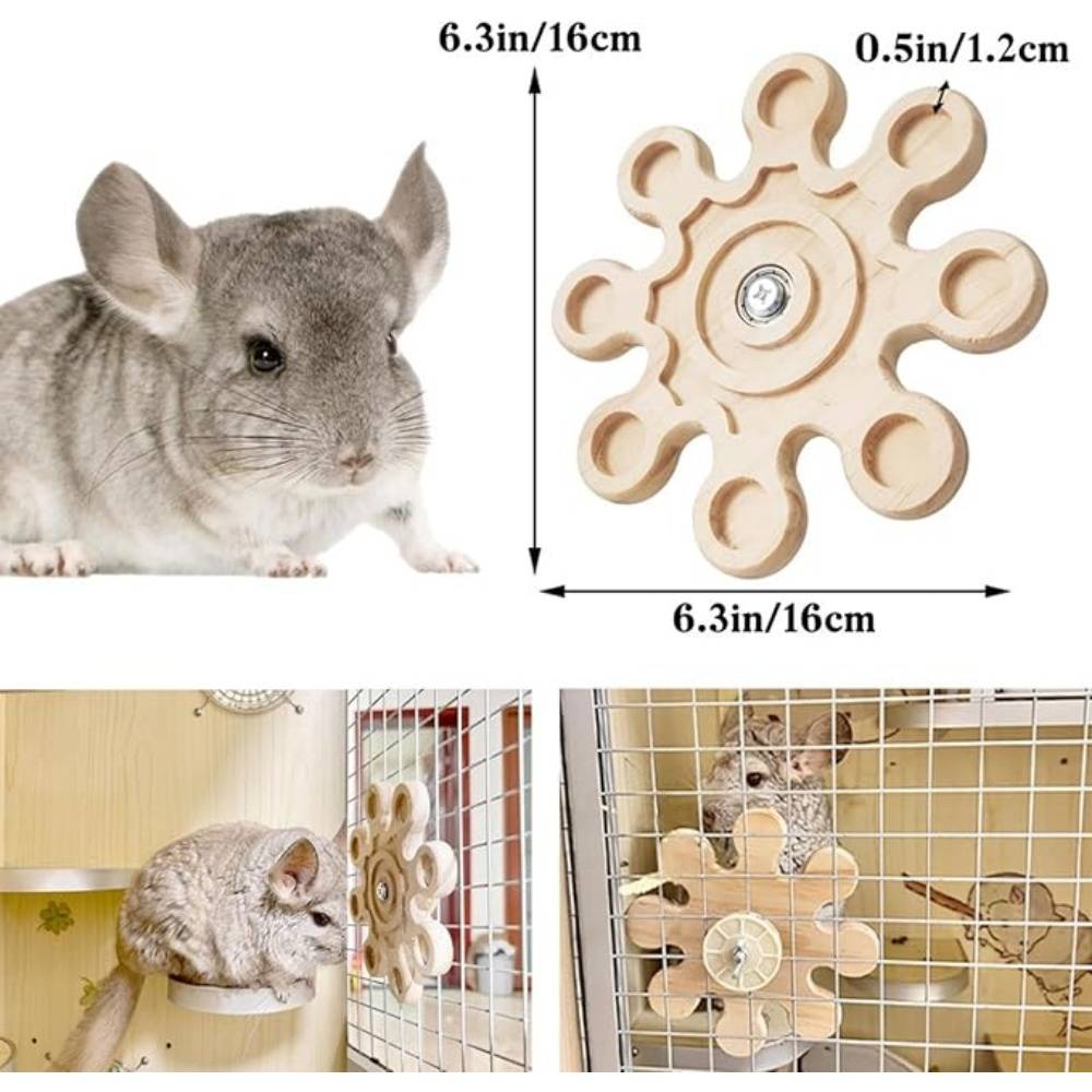 Jouet Tournant pour Chinchillas et Rongeurs DtopbuyAge - Image 4