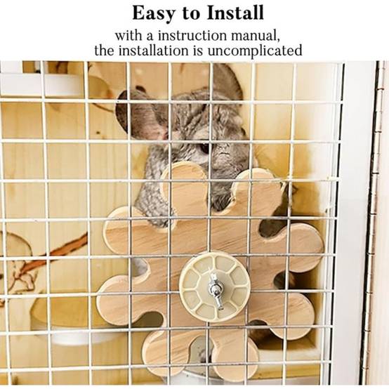 Jouet Tournant pour Chinchillas et Rongeurs DtopbuyAge - Image 3
